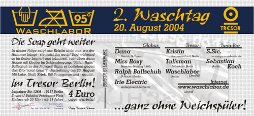 Flyer Waschtag 2 im Tresor Seite 2