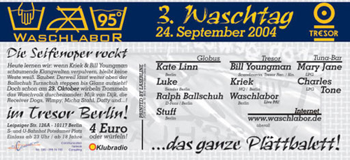 Flyer Waschtag 3 im Tresor Seite 2
